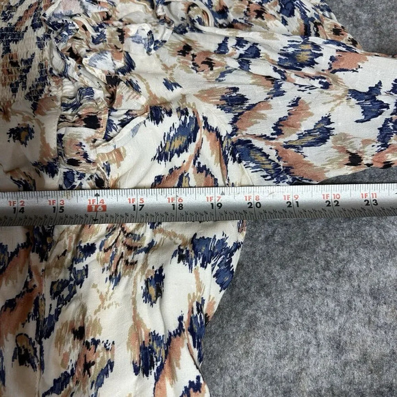 Good Hart Matilda Jane McKinney Dress Large Multicolor Puff Sleeve Boho Western - Picture 3 of 7